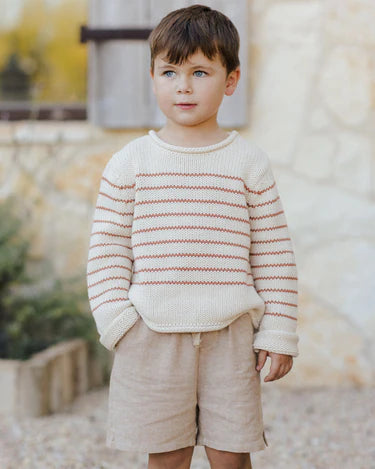 Jacques Sweater || Poppy Stripe