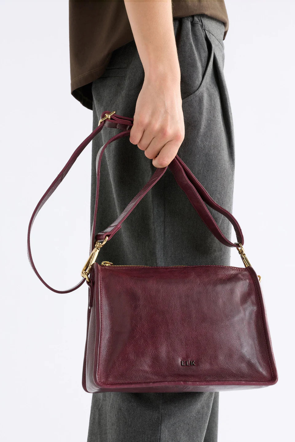 Halben Crossbody Bag -BORDEAUX