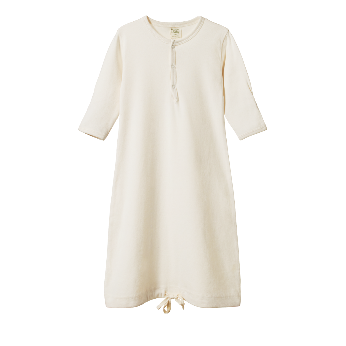 Cotton sleeping gown - Natural