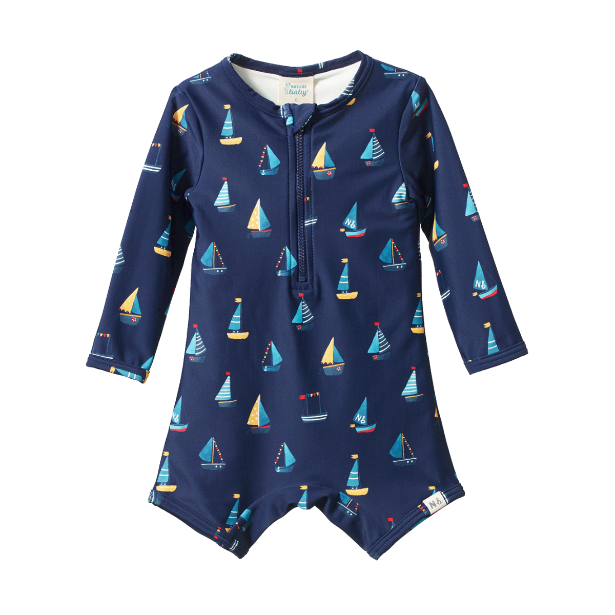 One piece Bathing trunks -Regatta Navy Print