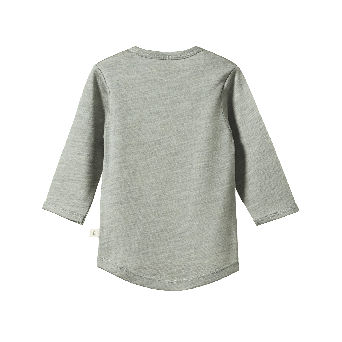 Merino Essential tee - Grey marl