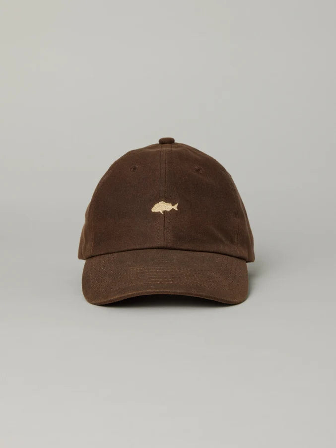 STAMP TILLER WAX CAP - BROWN