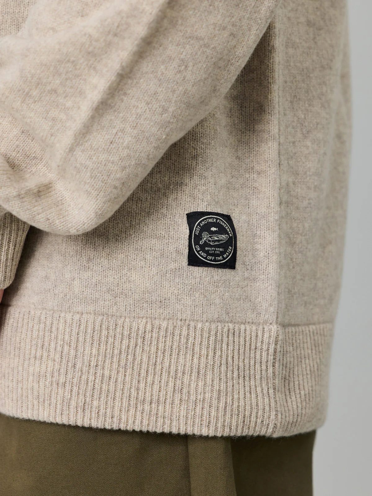 MERINO SEA CREW - GREY FEATHER