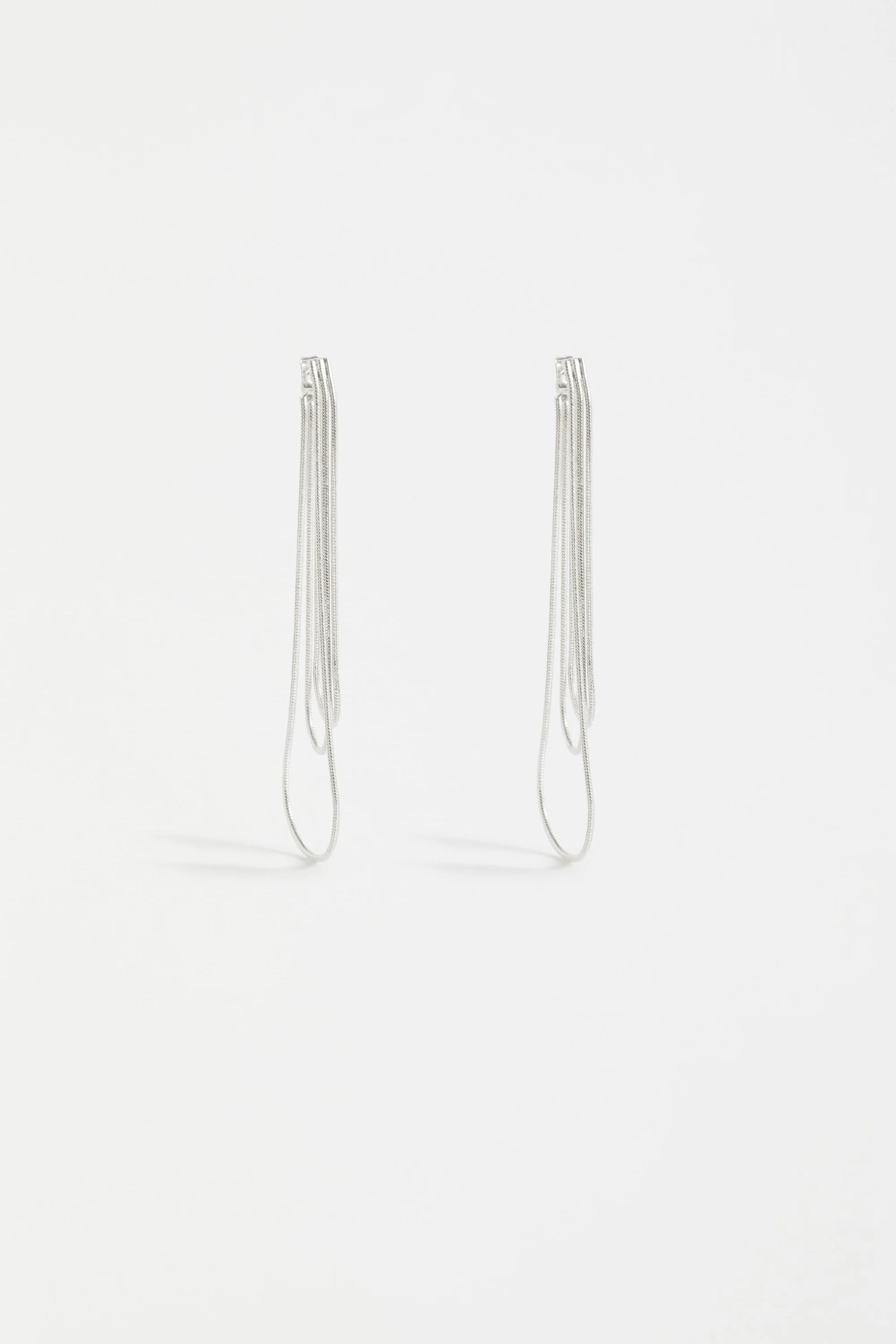 LANS DROP EARRING - Silver