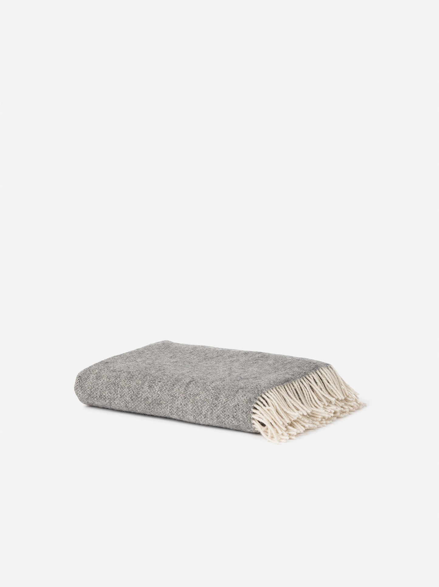 Wool Throw - Grey