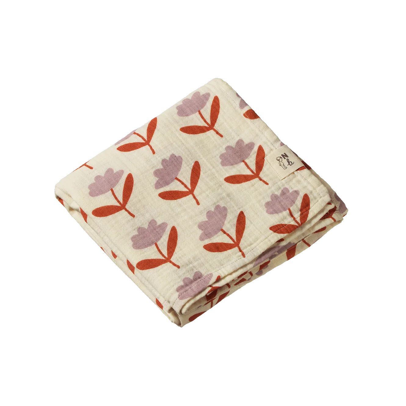 Muslin wrap - Fleurette print