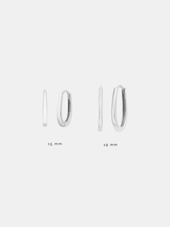 SO SLEEK HUGGIES 19mm Silver