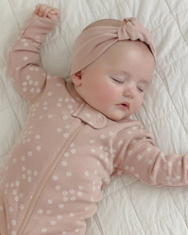 Zip Longsleeve Sleeper Mauve Daisy
