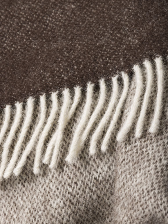 Wool Throw - Cocoa