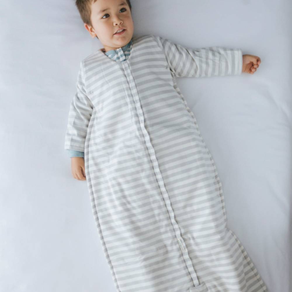 Woolbabe Duvet Sleeping Bag with Sleeves - Pebble