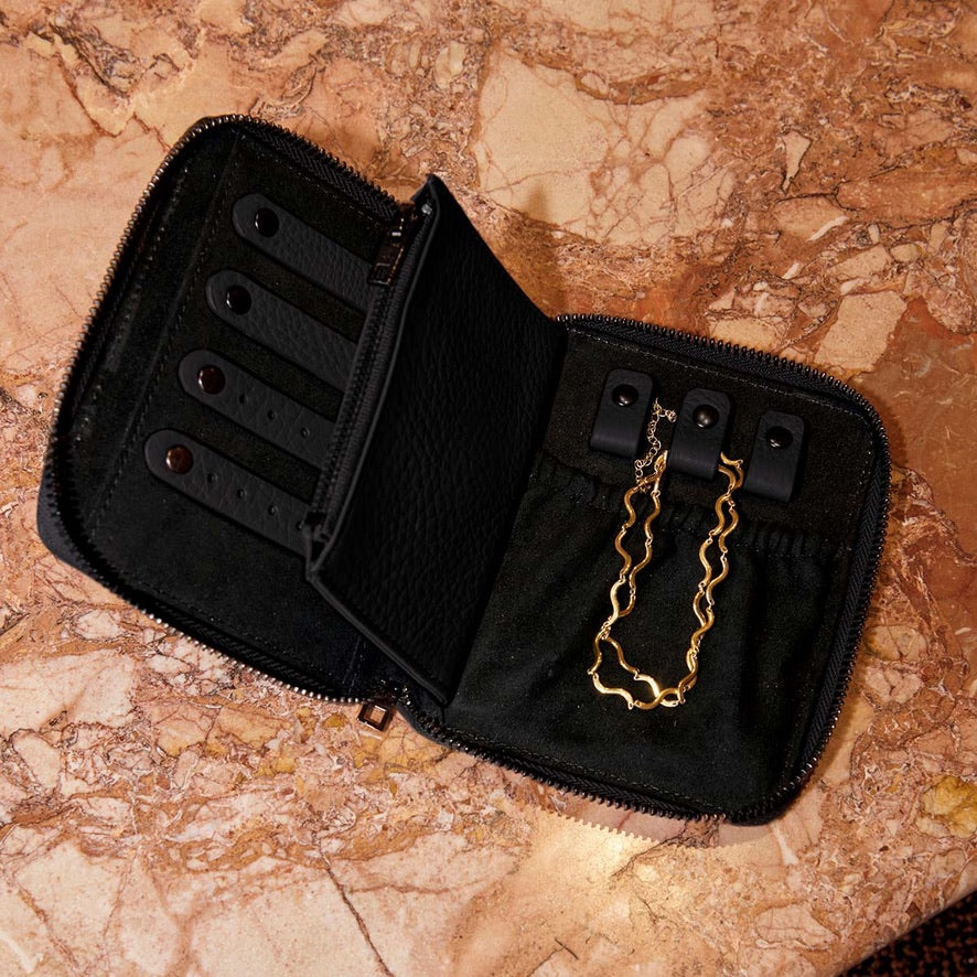 Change Always Comes Jewellery Case - Black