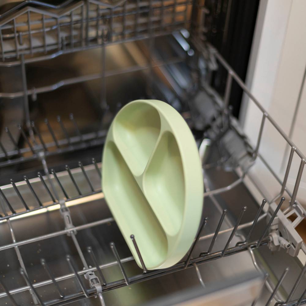 Bumkins Silicone Grip Dish - Sage