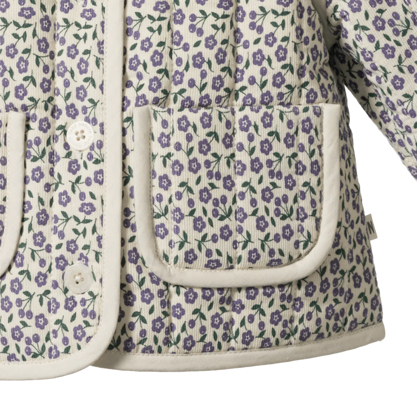 Edith Quilted Jacket - Briarwood Heron Print