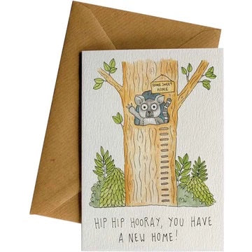 New Home Lemur - Card