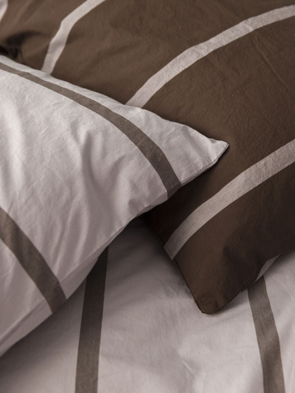 Duo Pillowcase Pair - Rye/Pansy