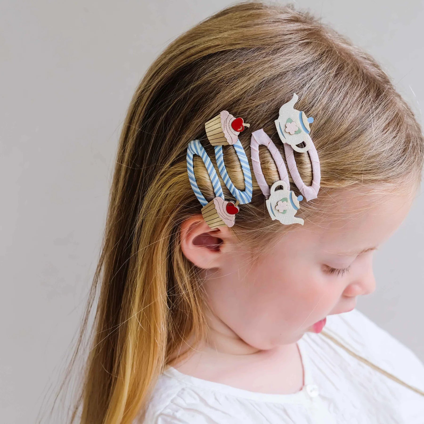 Afternoon Tea Clips - PINK