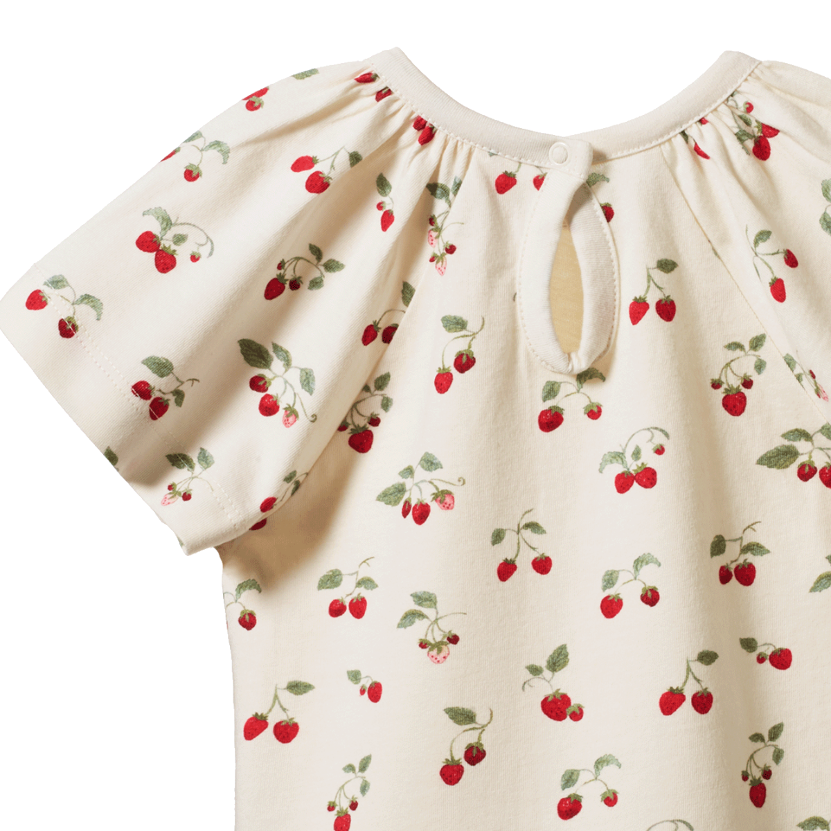 Faye Tee Strawberry Blush Print