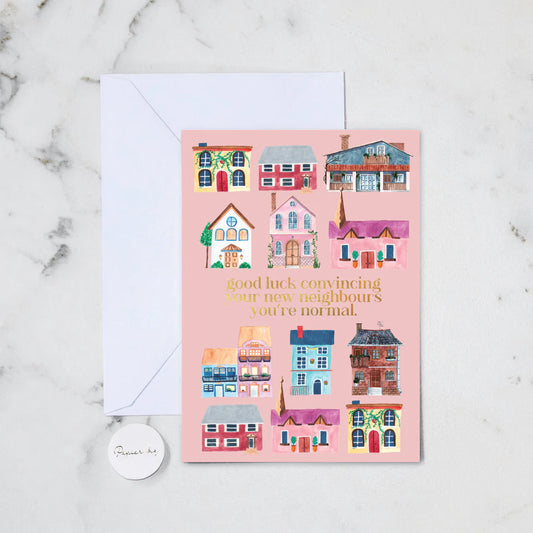NEW NEIGHBOURS GREETING CARD