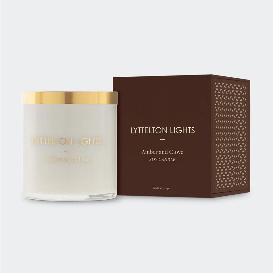 Amber & Clove Candle Large