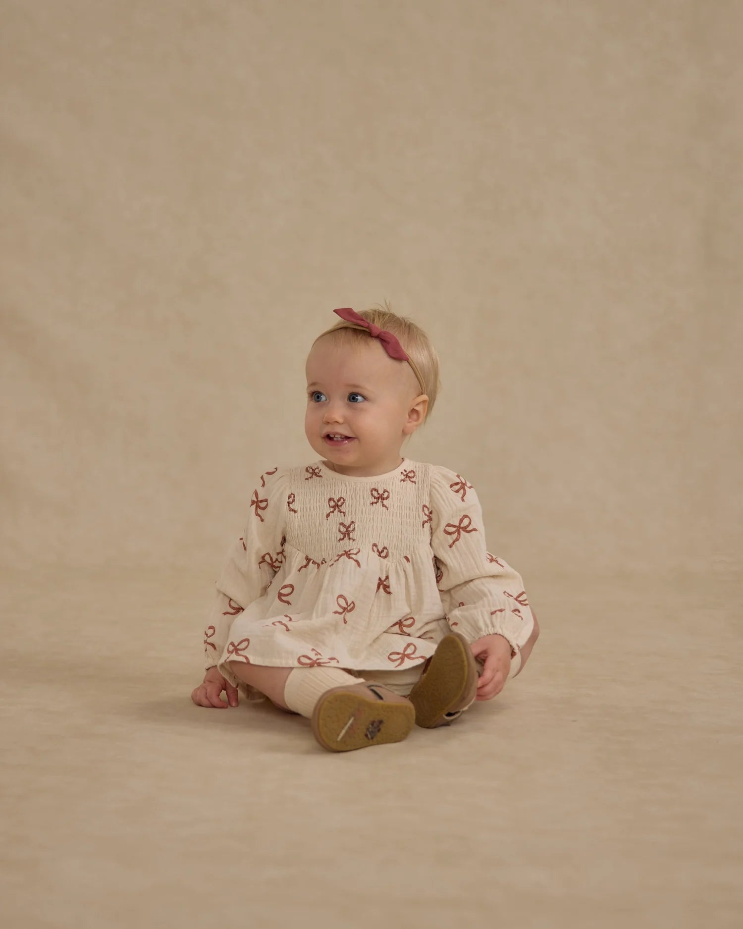 Sophia top + bloomer set - Ruby bows