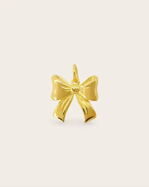 Heritage Bella Bow Charm - Gold