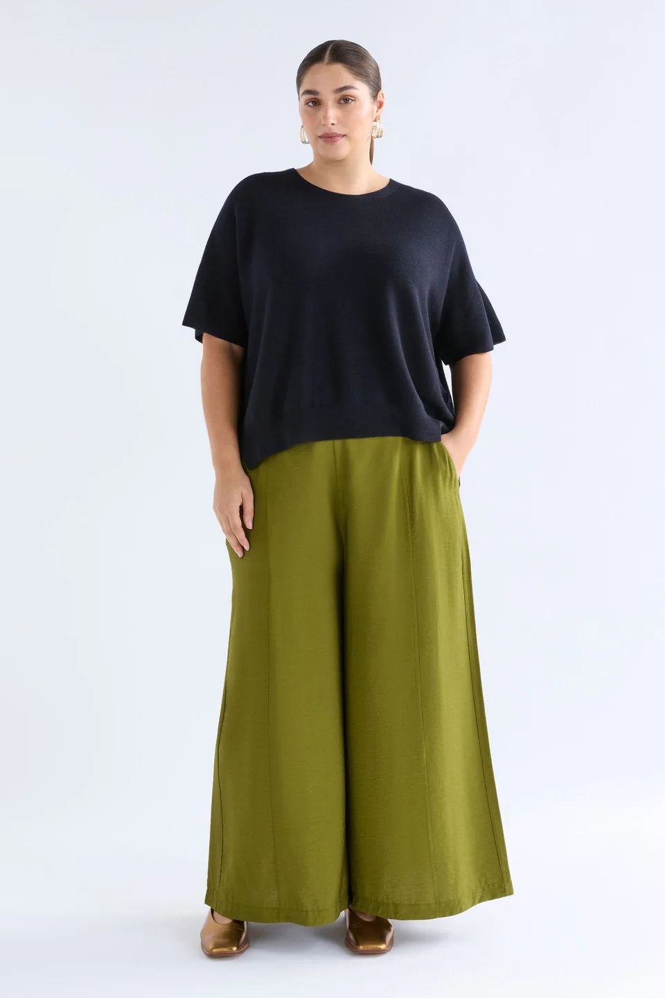 Kita knit top - Midnight