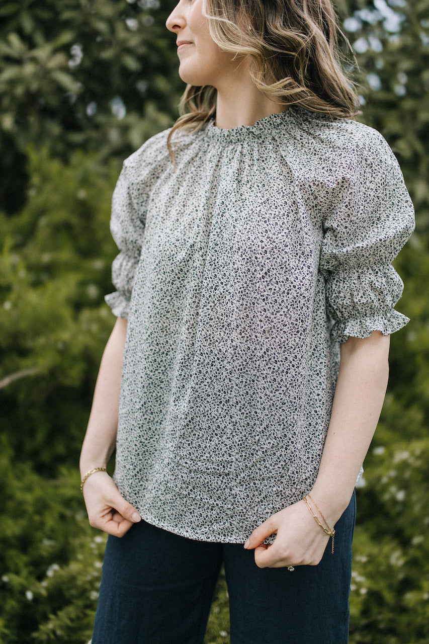 Gracie top - Disty floral