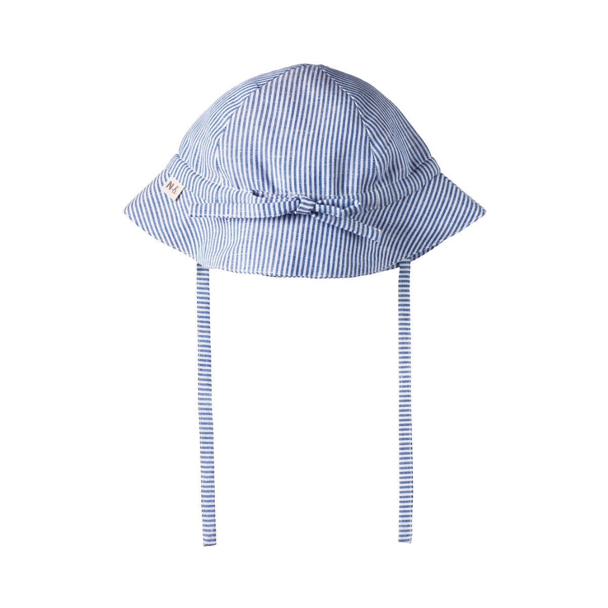 Sunhat Cotton/linen - Blue Stripe