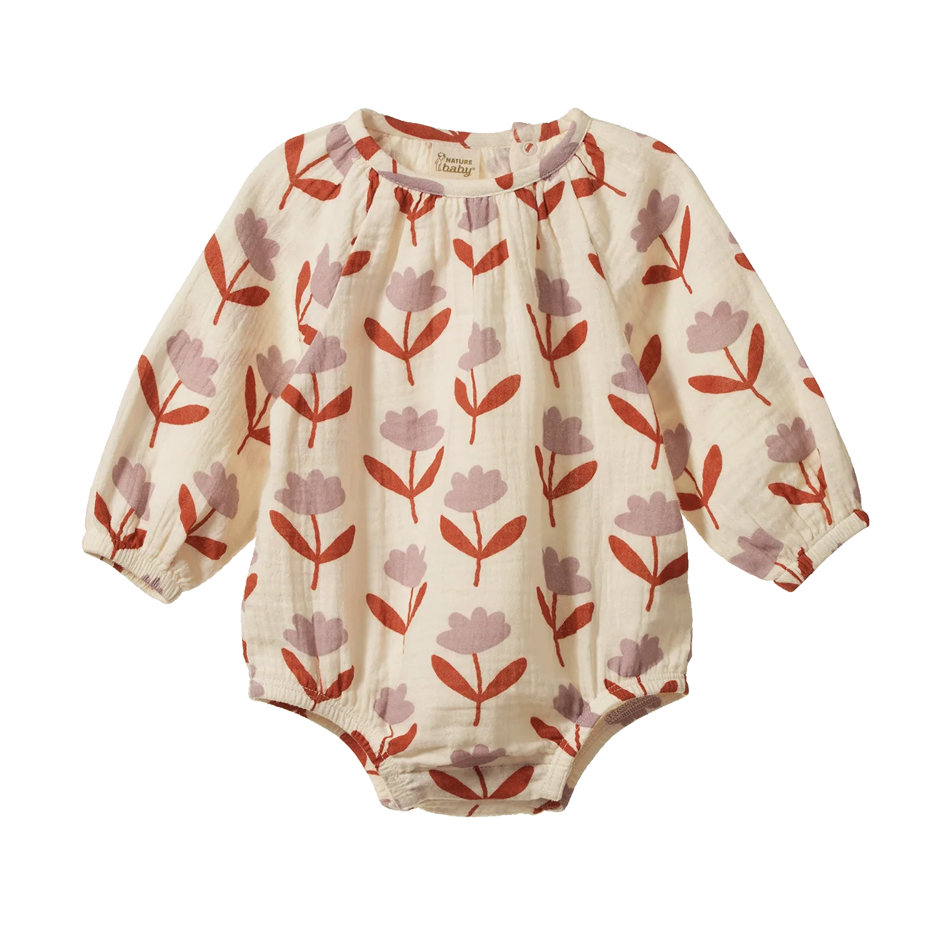 Meadow bodysuit - Muslin Fleurette print