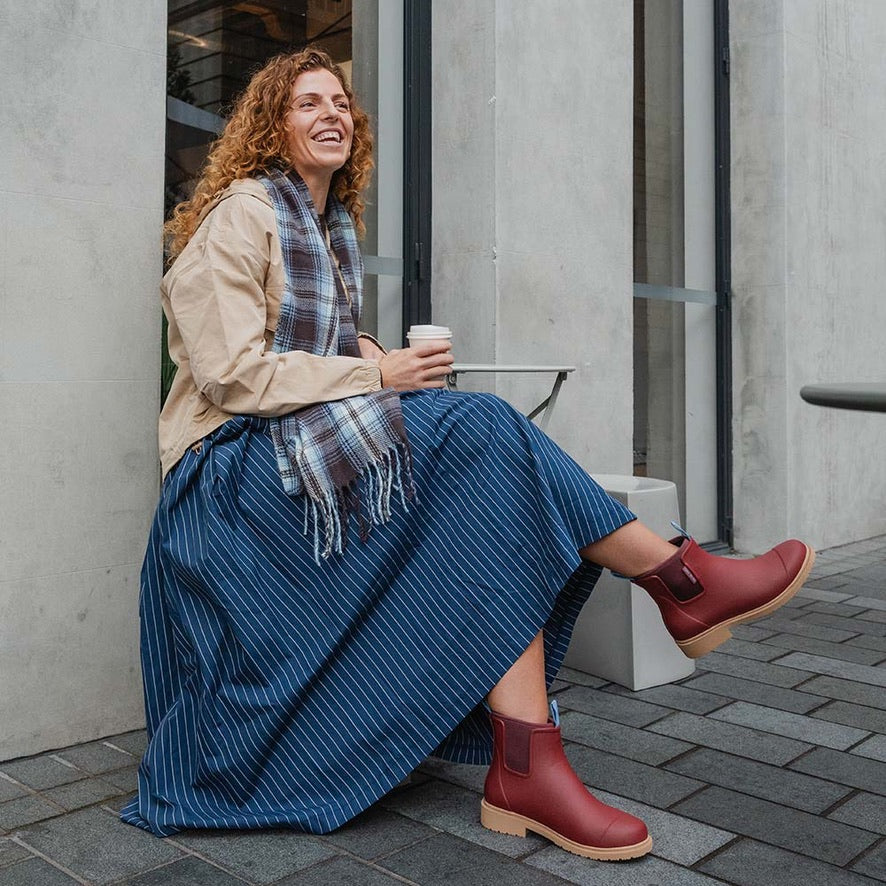 Bobbi Ankle Boot - Brick Red