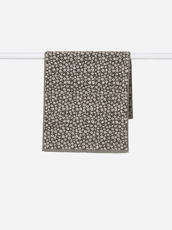 Forget Me Not Cotton Bath Towel Range - Ivy/Oat