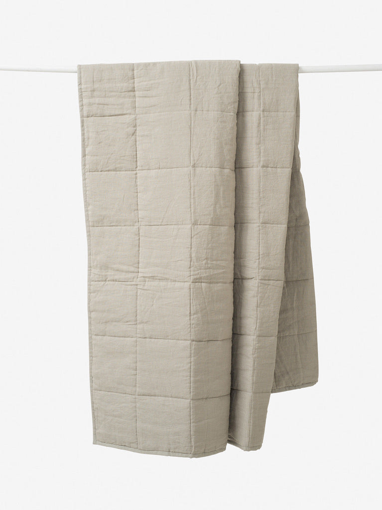 Puddle Linen Quilt - Queen