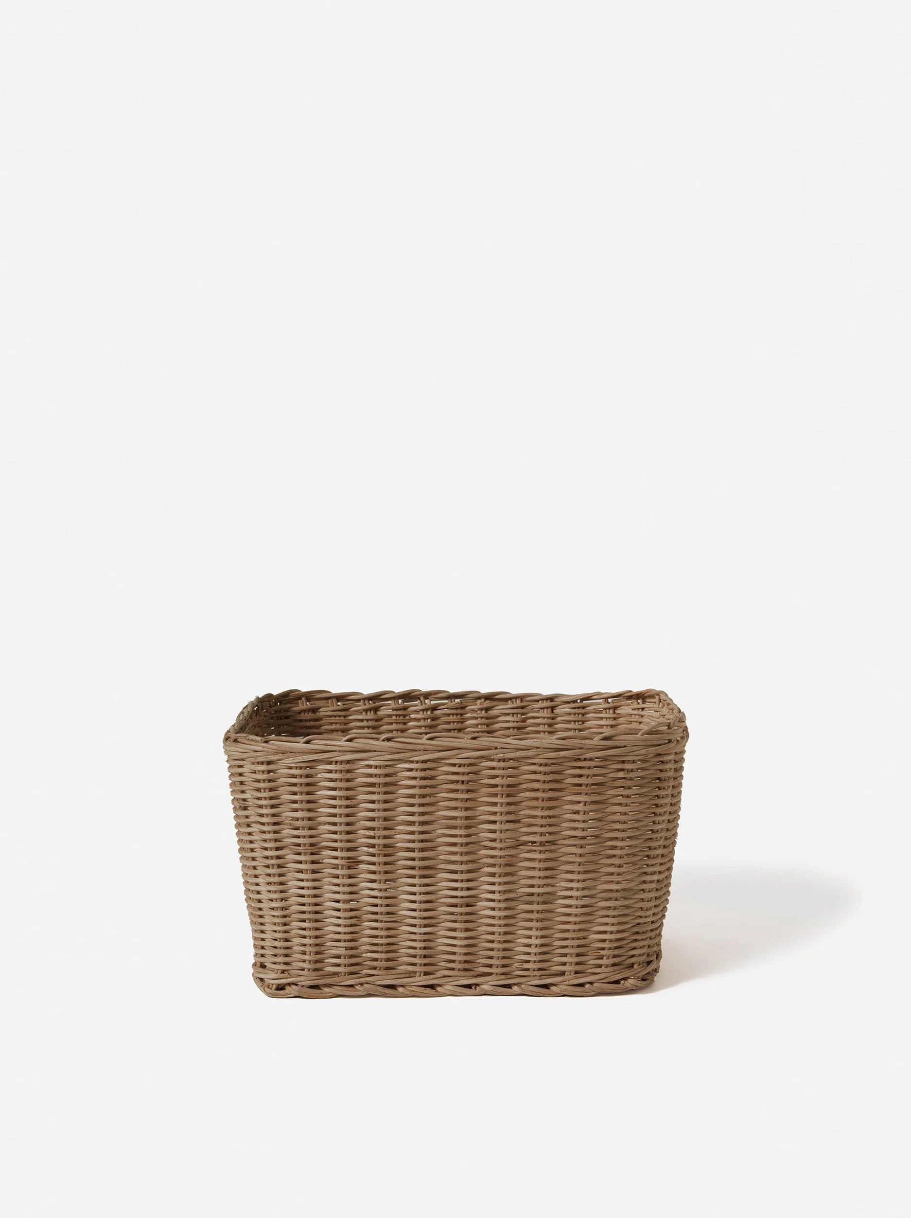 Rectangle Rattan Basket Brown - Extra small