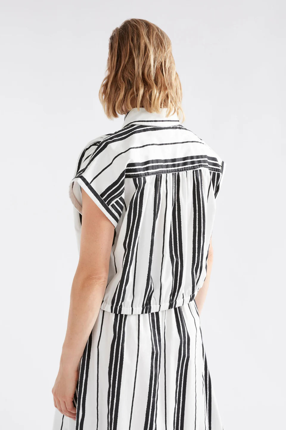 Reza Shirt- Fez Print Stripe