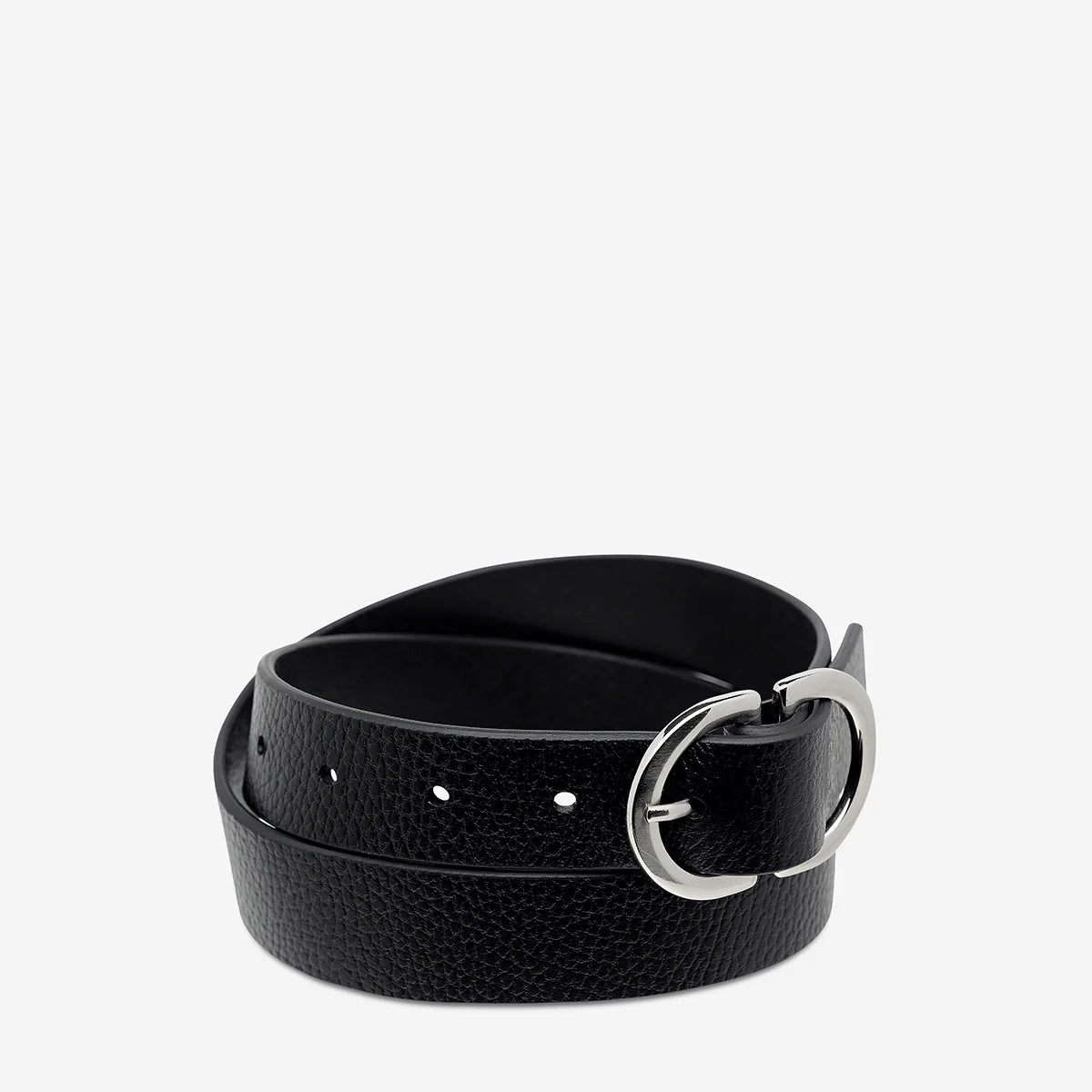 In Reverse Belt - Black/Silver