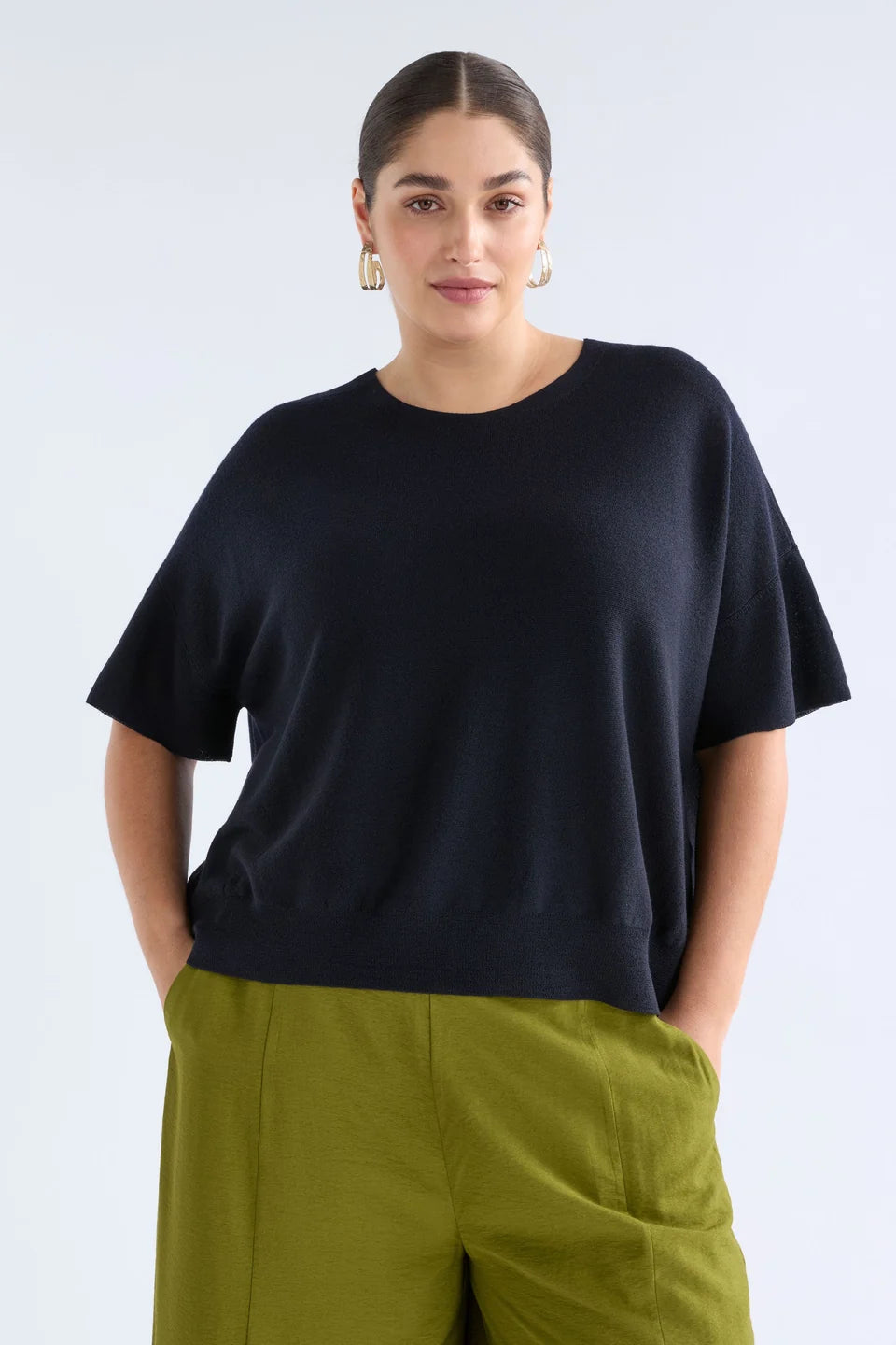 Kita knit top - Midnight