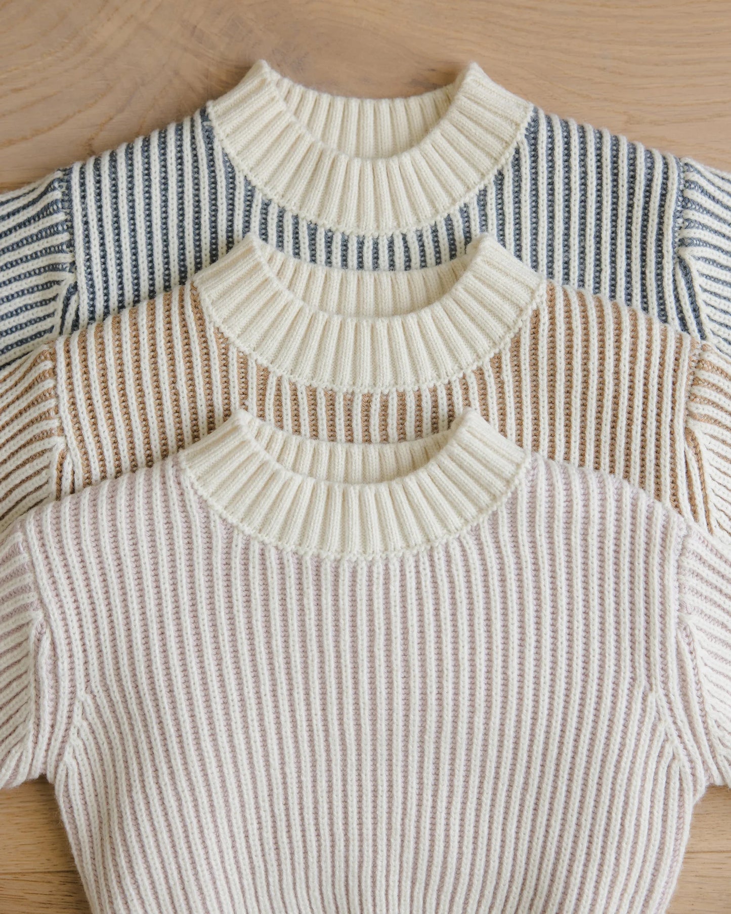 Relaxed knit sweater - Gold