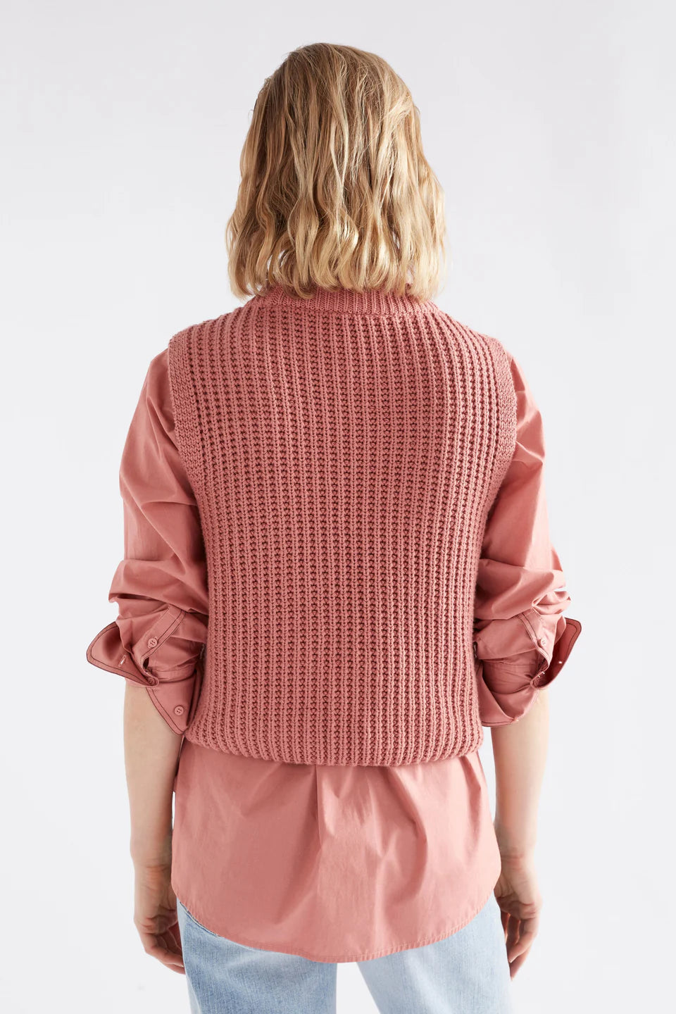 Arp Vest- CLAY PINK