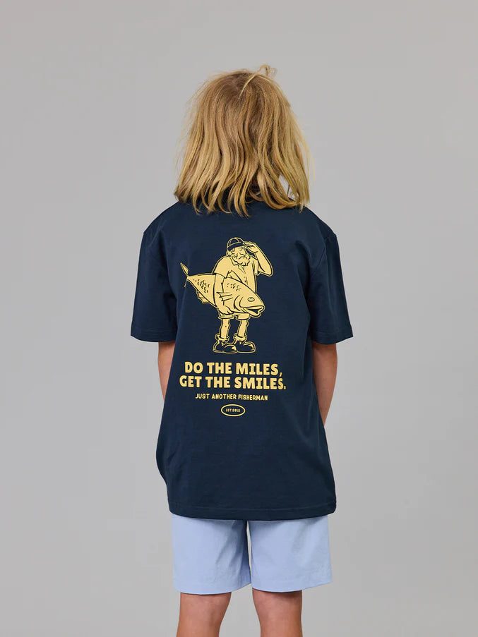 MINI DO THE MILES TEE - NAVY