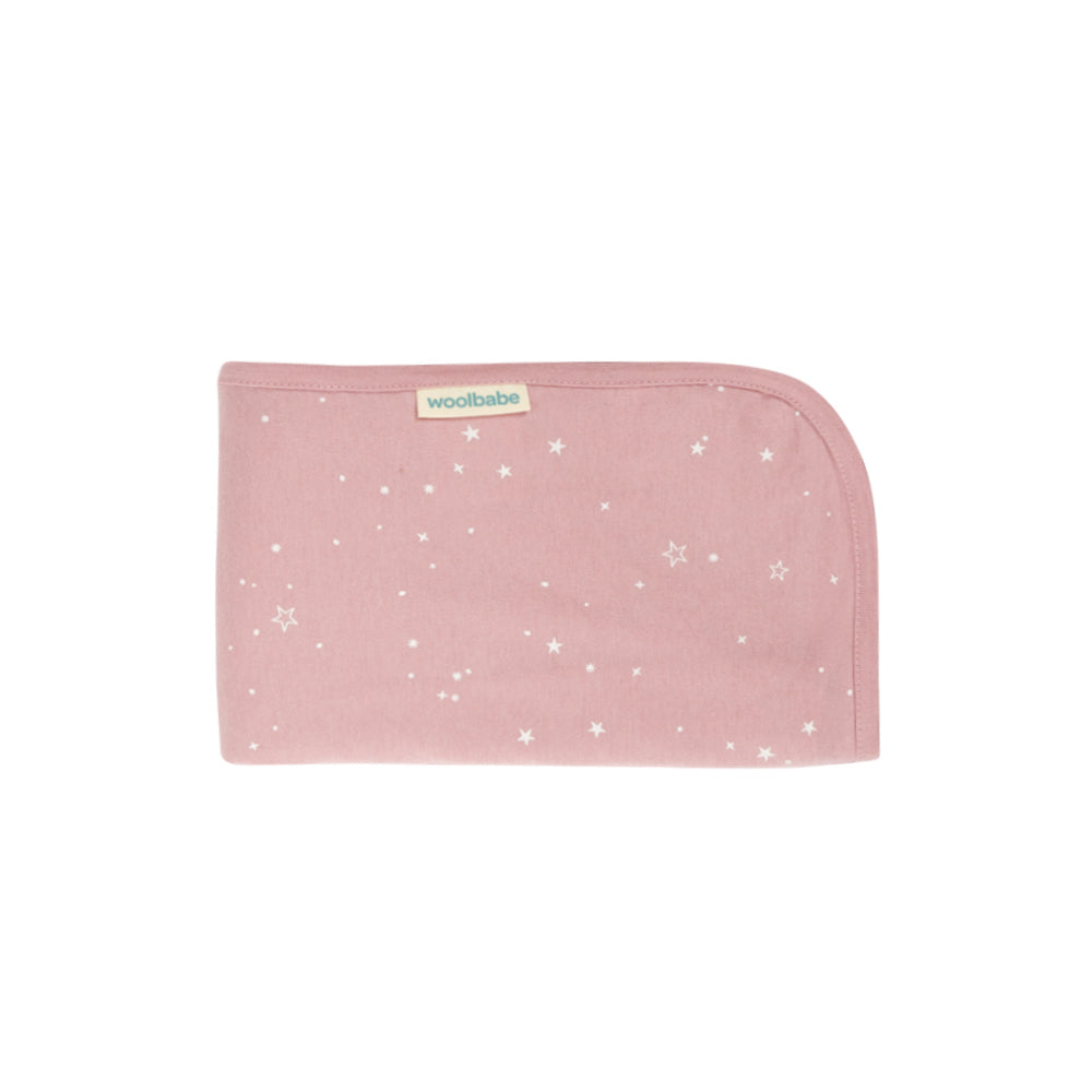 Woolbabe Merino/Organic Cotton Swaddle/Blanket - Dusk Stars
