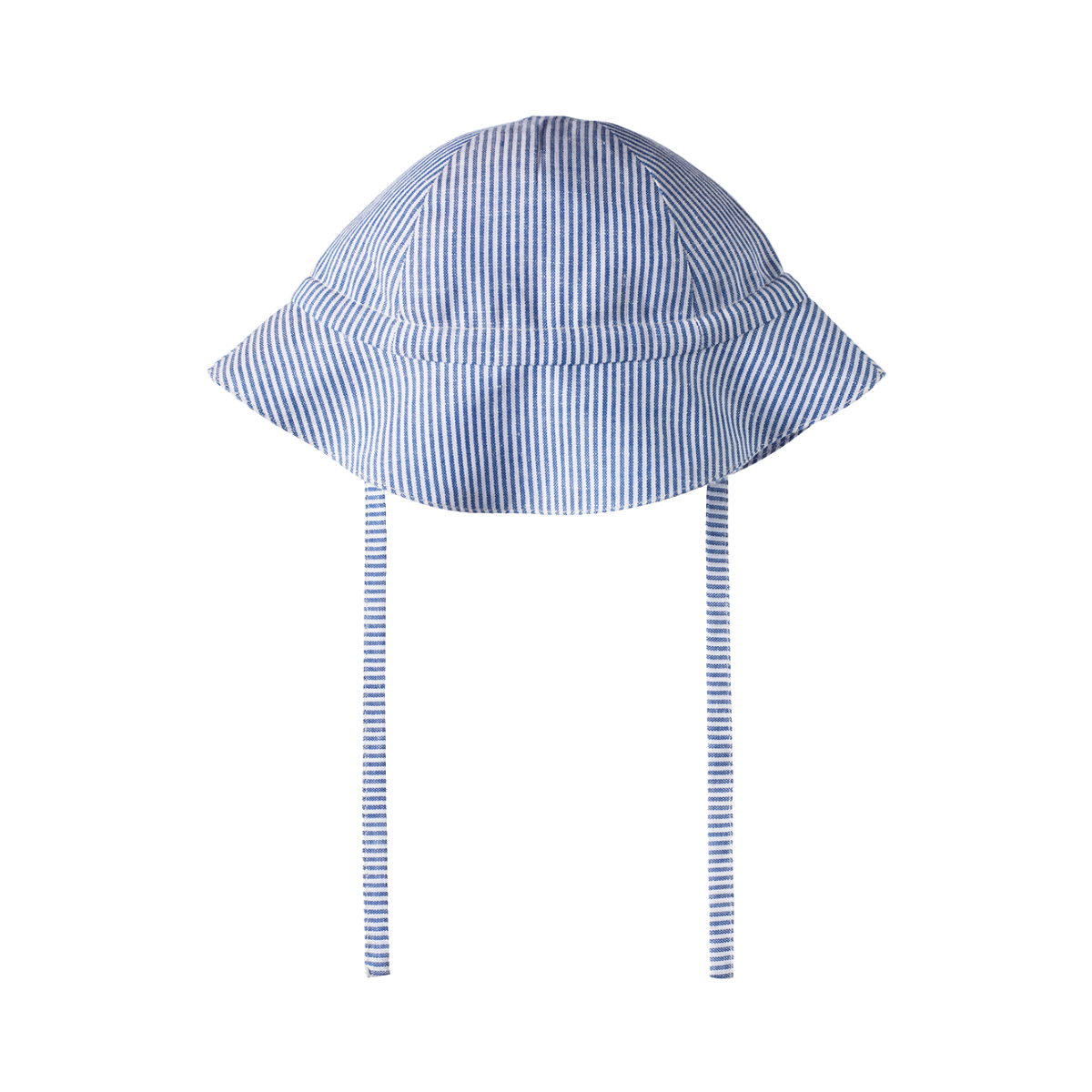 Sunhat Cotton/linen - Blue Stripe