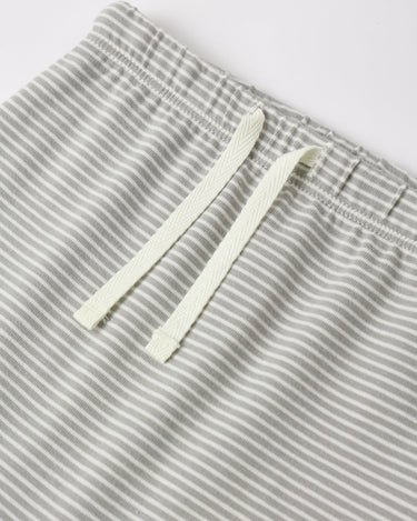 Drawstring Pant Sage Micro Stripe