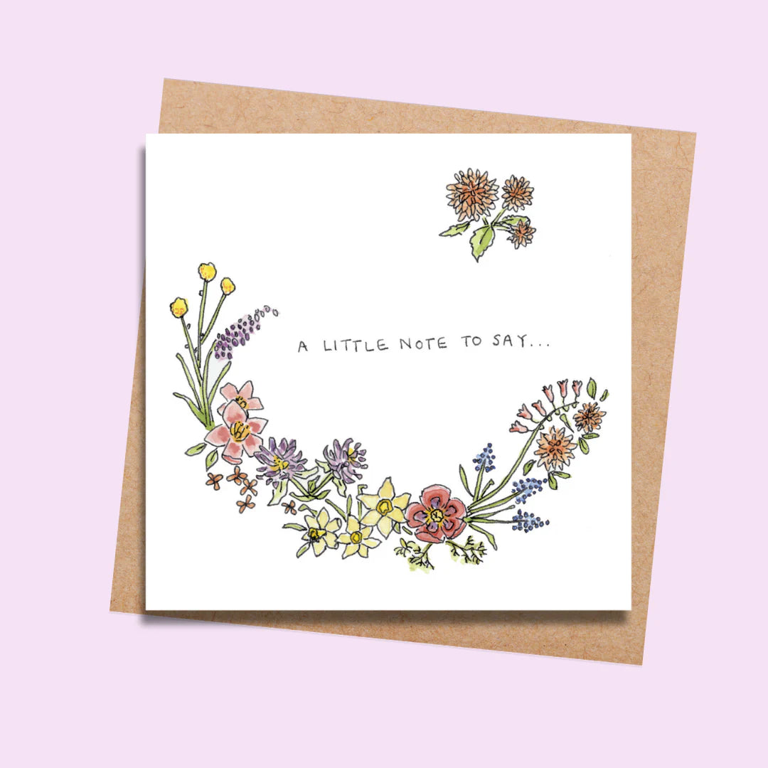 A little note to say - Card