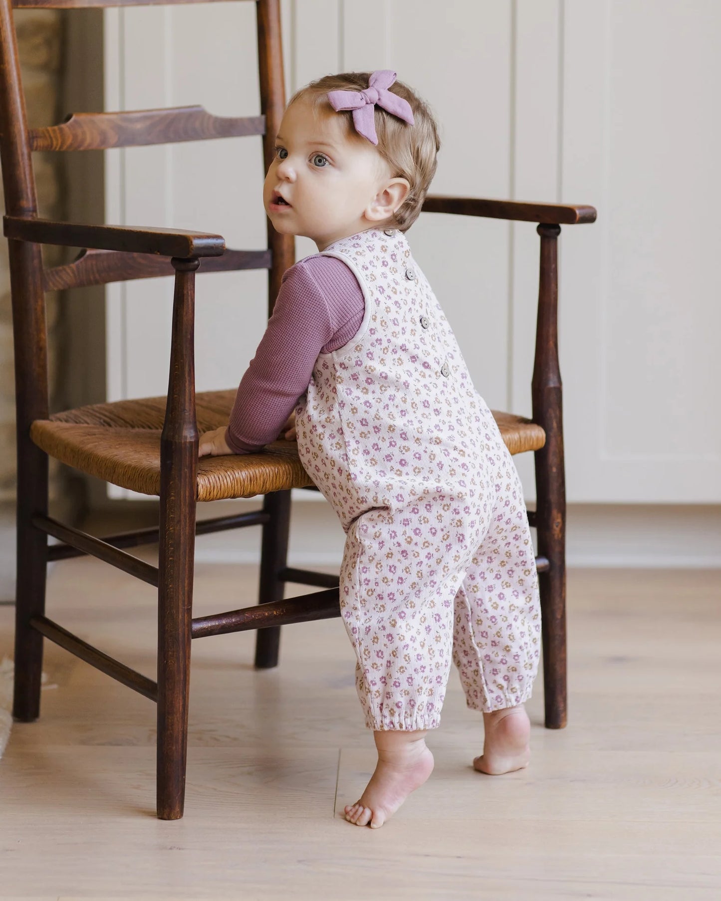 Maisie overall - Lilac Wildflower