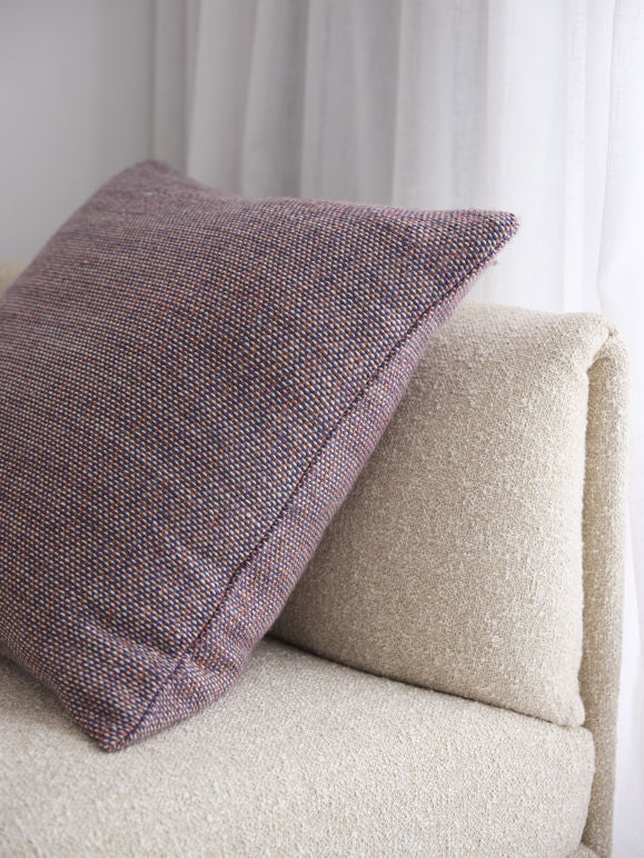 Misto Cushion Cover Navy & Persimmon