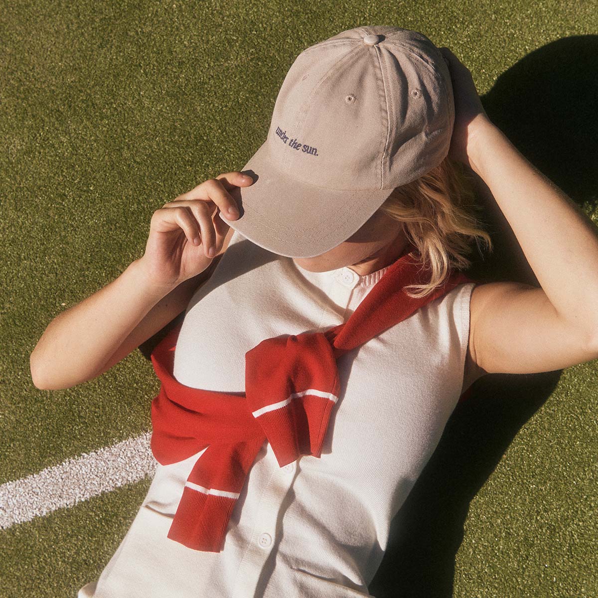 Under The Sun Logo Cap - Mushroom