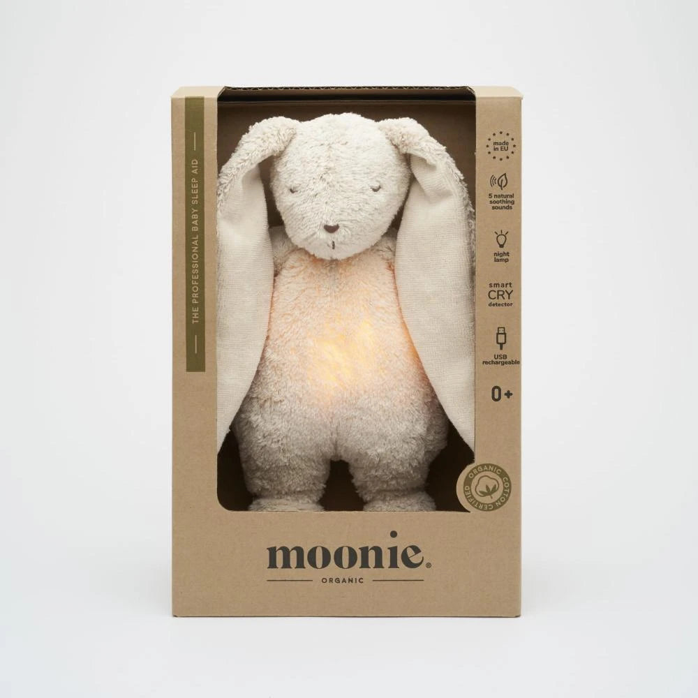 Moonie Organic Humming Bunny with Lamp