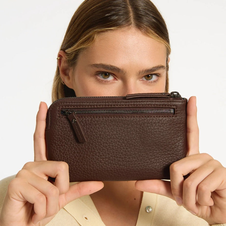 Smoke And Mirrors Wallet - Cocoa