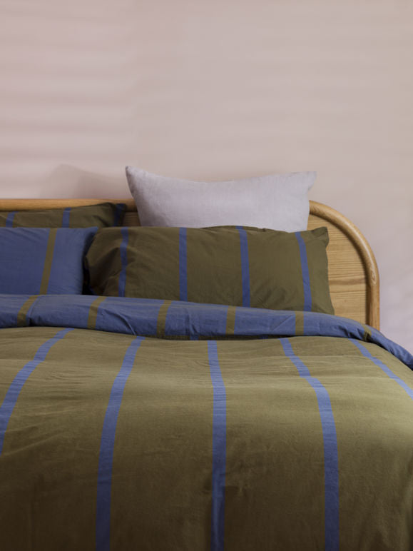 Duo Pillowcase Pair - Ivy/Aegean