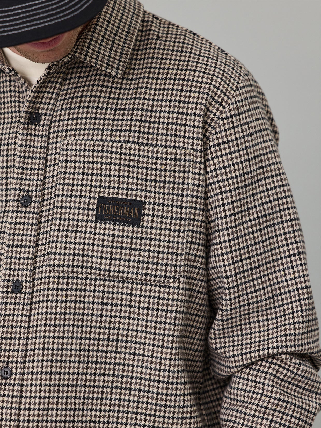 TOOTH OVER SHIRT - BROWN